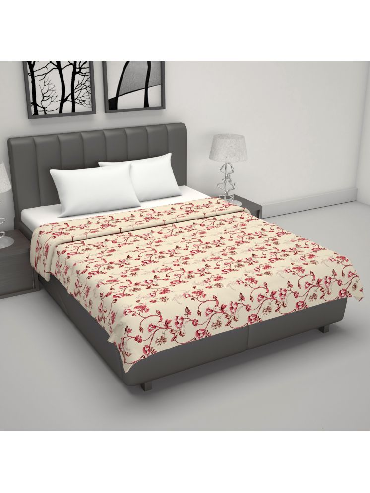     			DIVINE CASA Cotton Floral Double Bed Dohar - ( )