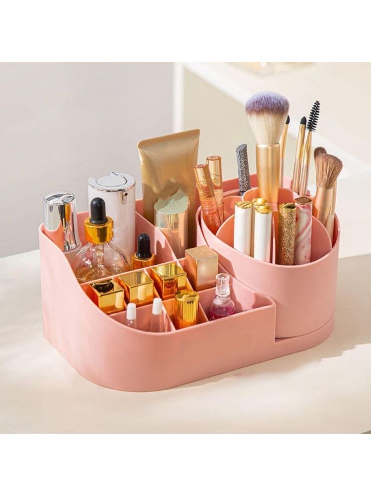     			NCMART Rotating Makeup Box Desktop Cosmetics Storage Box (Multicolour)