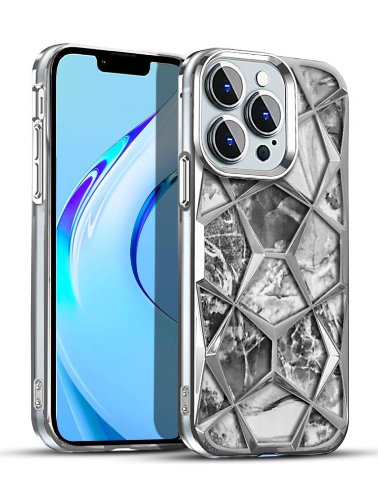     			Shining Stars Marble Compatible For Silicon Apple iPhone 14 Pro ( Pack of 1 )