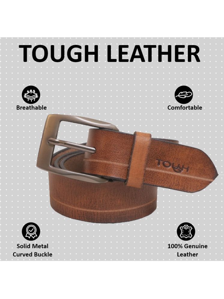     			Tough - Tan Leather Men's Formal Belt ( Pack of 1 )