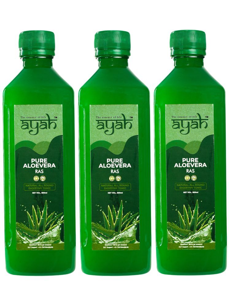     			Ayah Pure Aloe Vera Ras / Juice - Super Saver Pack of 3