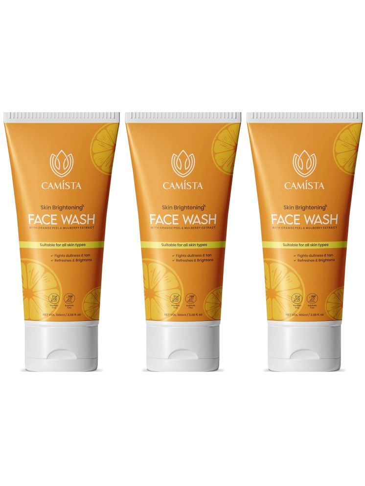     			CAMISTA Skin Brightening Face Wash with Orange Peel & Mulberry Extract , 300ml