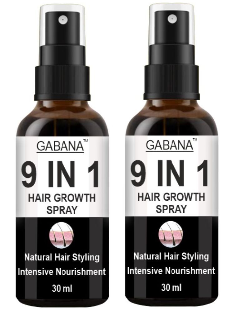     			GABANA 9in1 HairGrowthSpray Hair Serum 30 mL Pack of 2