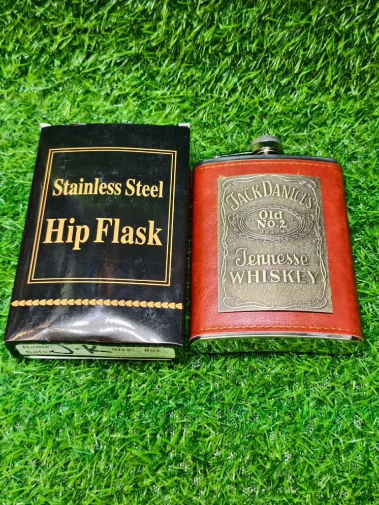     			JGG JAIN GIFT GALLERY Steel Hip Flask