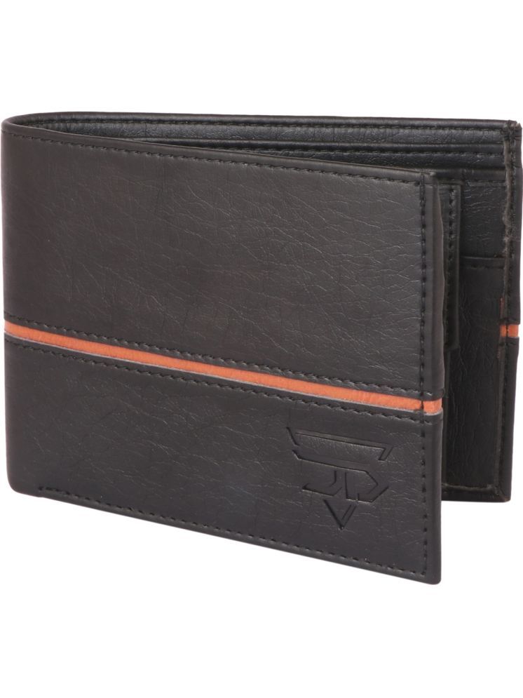     			JND Black PU Men's Regular Wallet ( Pack of 1 )