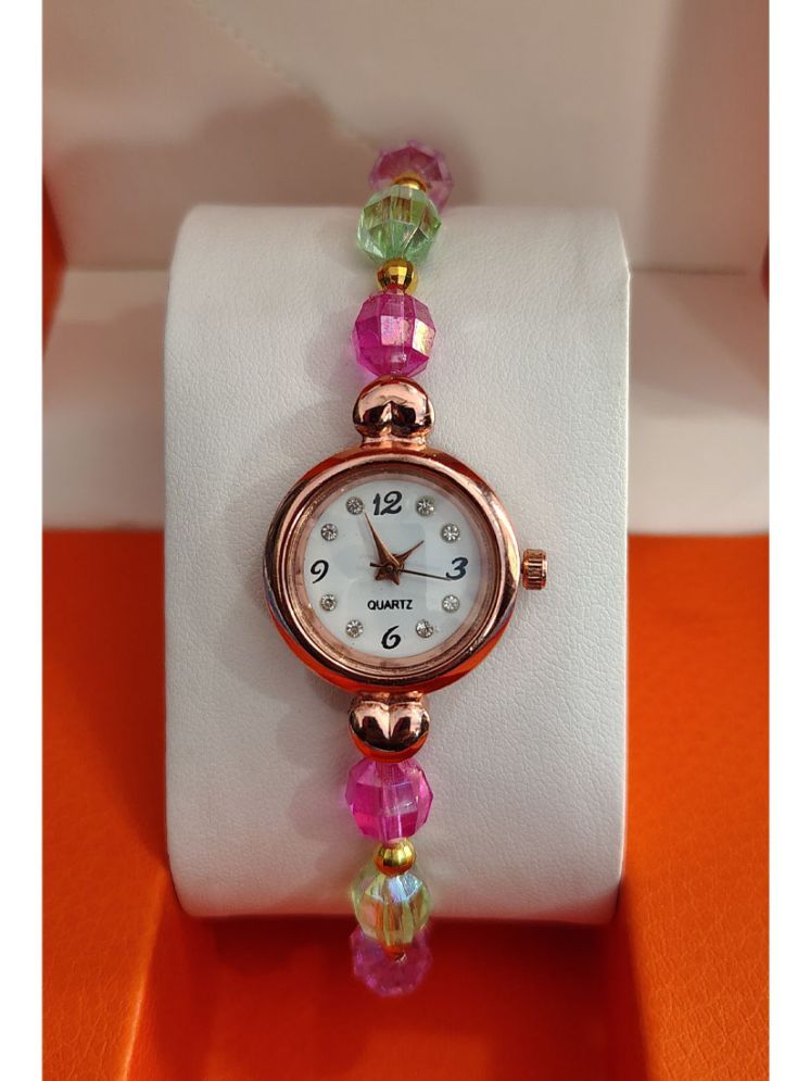     			MARKRIN Rose Gold Plastic Analog Womens Watch