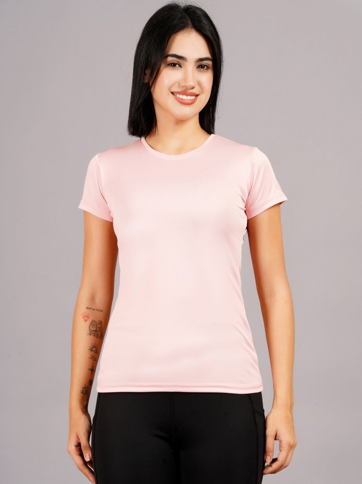     			NEVER LOSE Pink Polyester Compression - Single