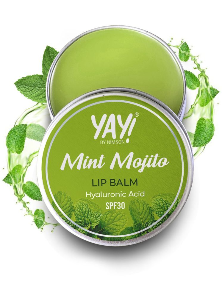     			Nimson YAY Mint Mojito Lip Balm Hyaluronic Acid & SPF 30 Glossy Lip Balm ( Pack of 1 )