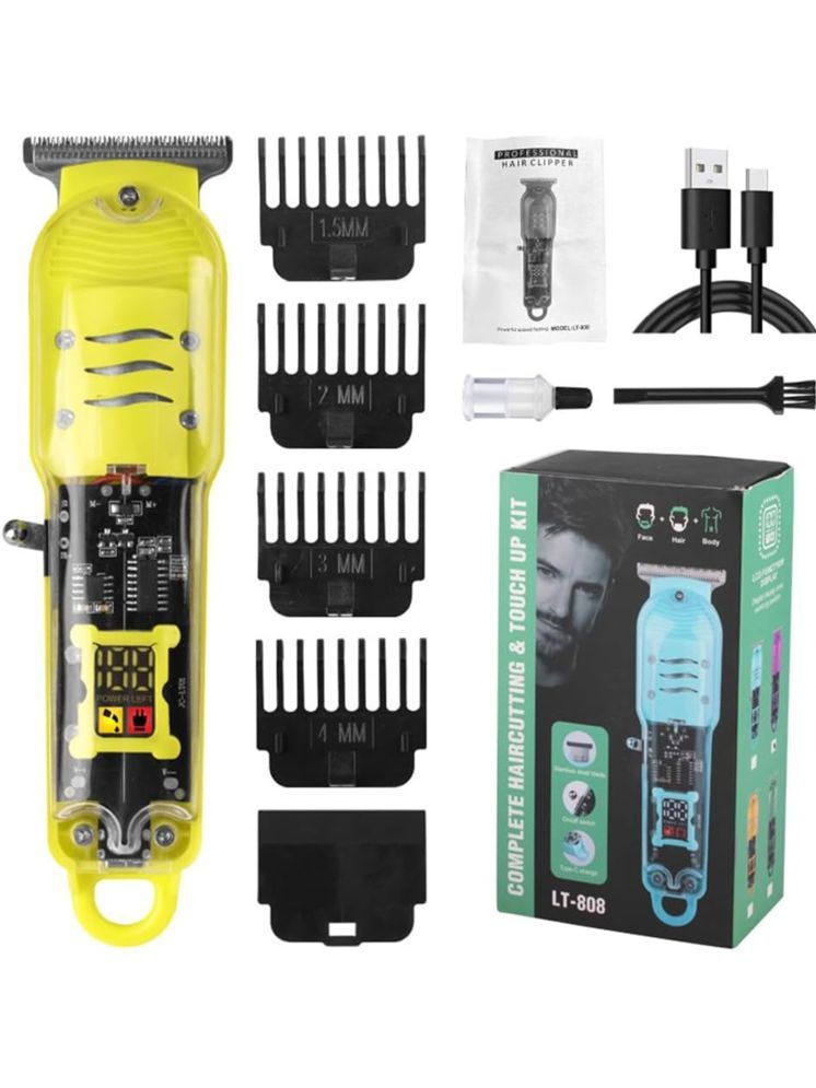     			Shopeleven Rechargable Trimmer Yellow Corded Multigrooming Kit With 180 minutes Runtime