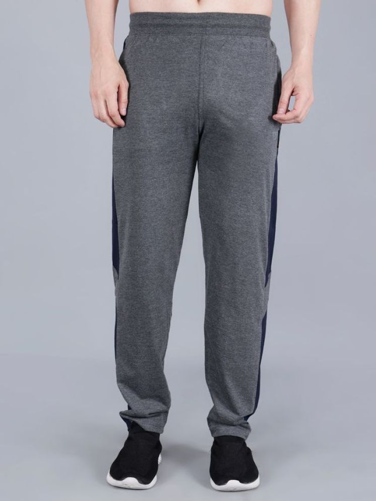     			TF Dark Grey Cotton Blend Men's Sports Trackpants ( Pack of 1 )