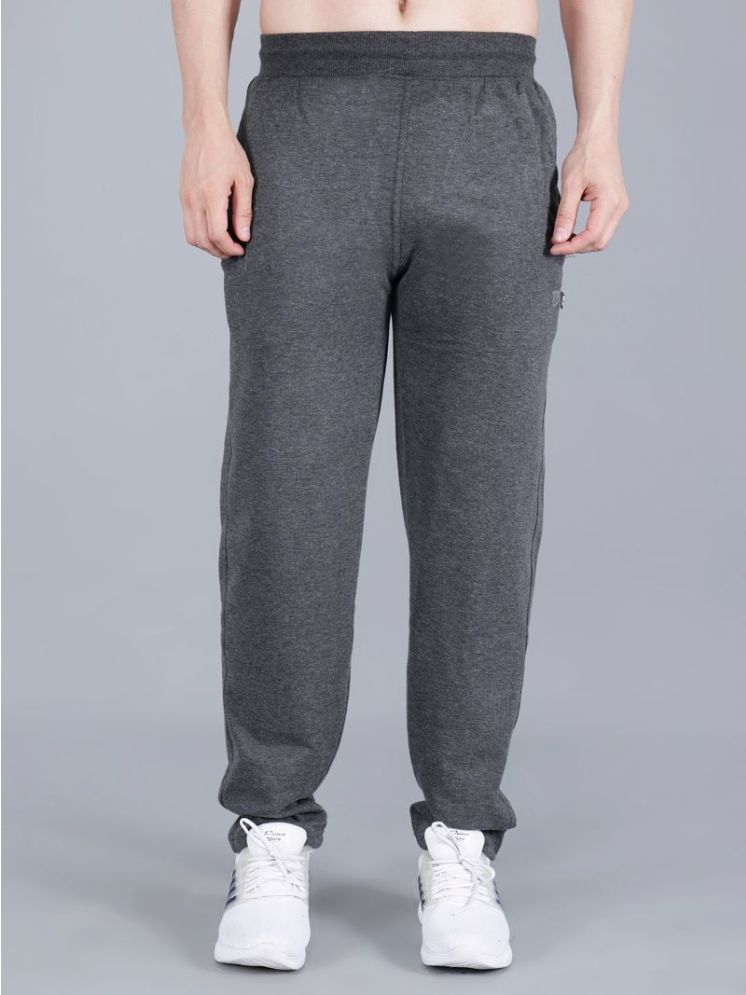     			TF Dark Grey Cotton Blend Men's Sports Trackpants ( Pack of 1 )