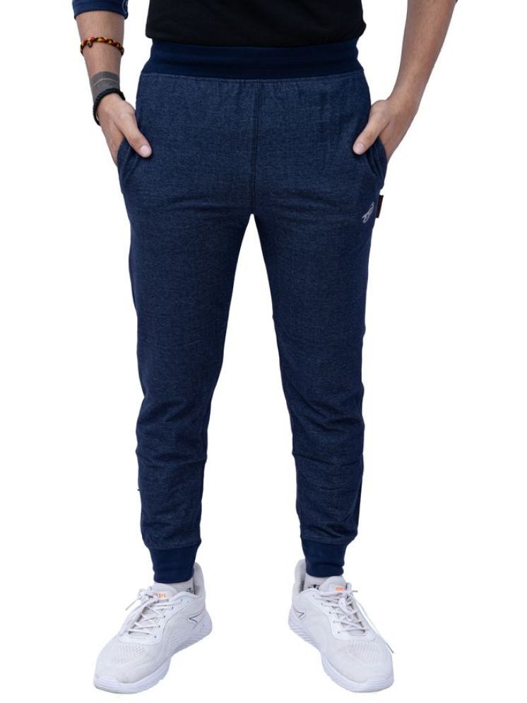     			TF Navy Blue Cotton Blend Men's Sports Joggers ( Pack of 1 )