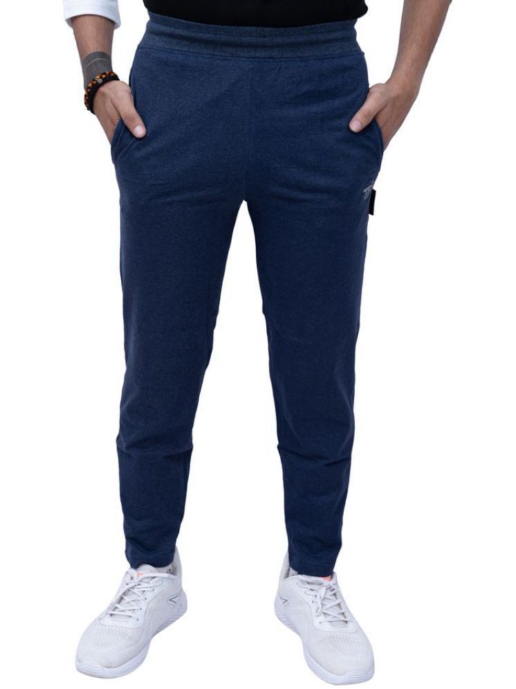     			TF Navy Blue Cotton Blend Men's Sports Trackpants ( Pack of 1 )