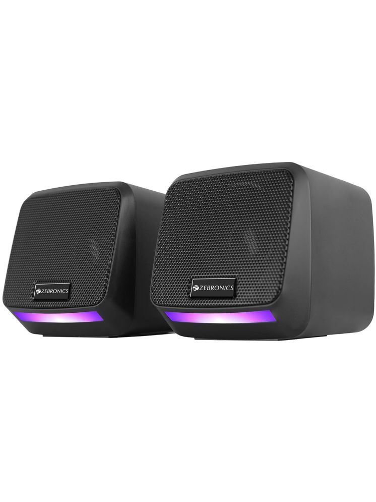     			Zebronics ZEB IGLOO 1 8 W Bluetooth Speaker Bluetooth V 5.3 with USB,Aux Playback Time 1000 hrs Black