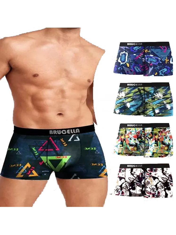     			Cavenders Pack of 5 Nylon Trunks For Men's ( Multicolor )