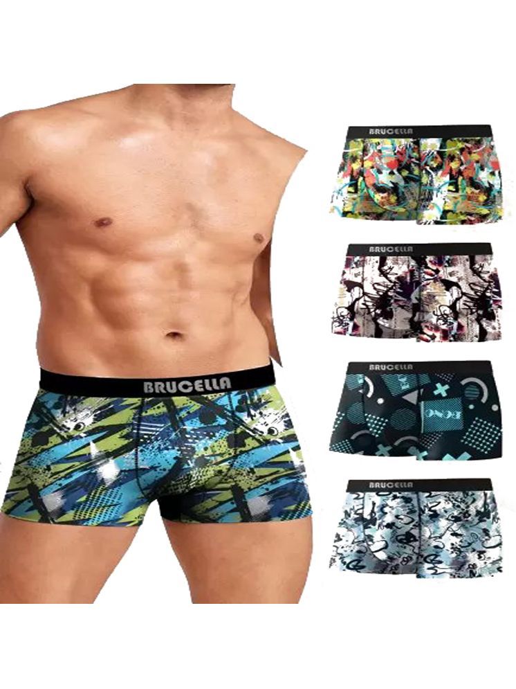     			Cavenders Pack of 5 Nylon Trunks For Men's ( Multicolor )