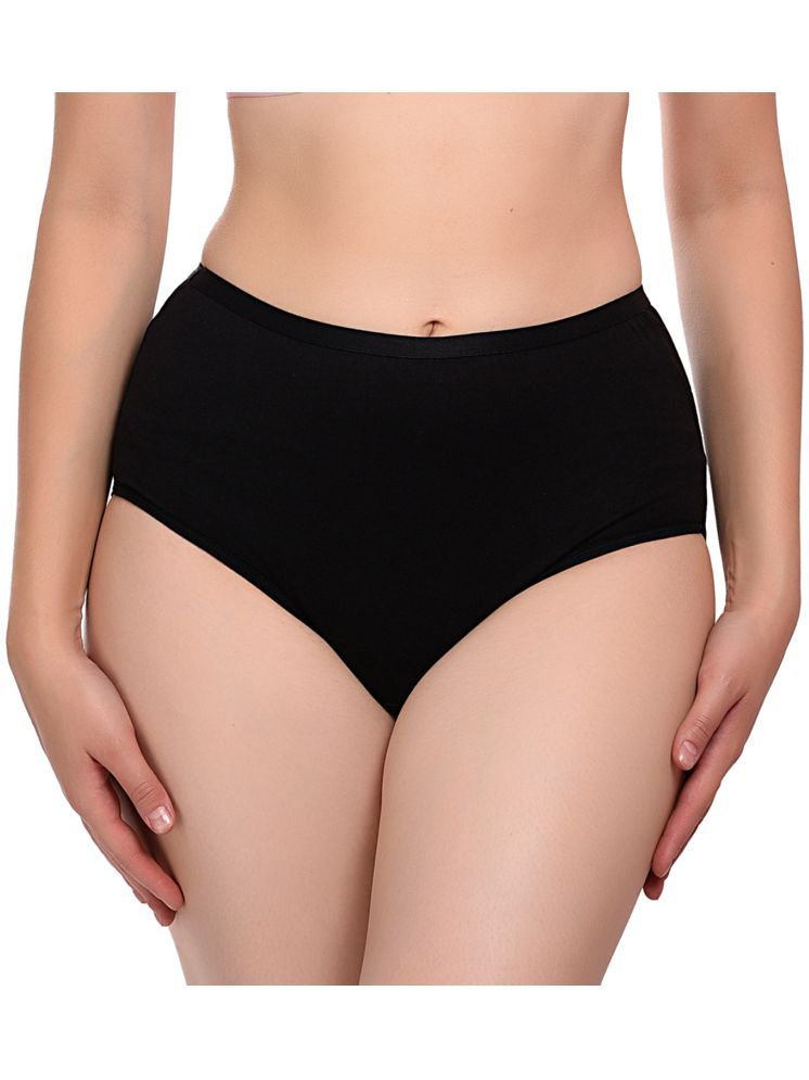     			Madam Pack of 1 Cotton Briefs For Women ( Black )