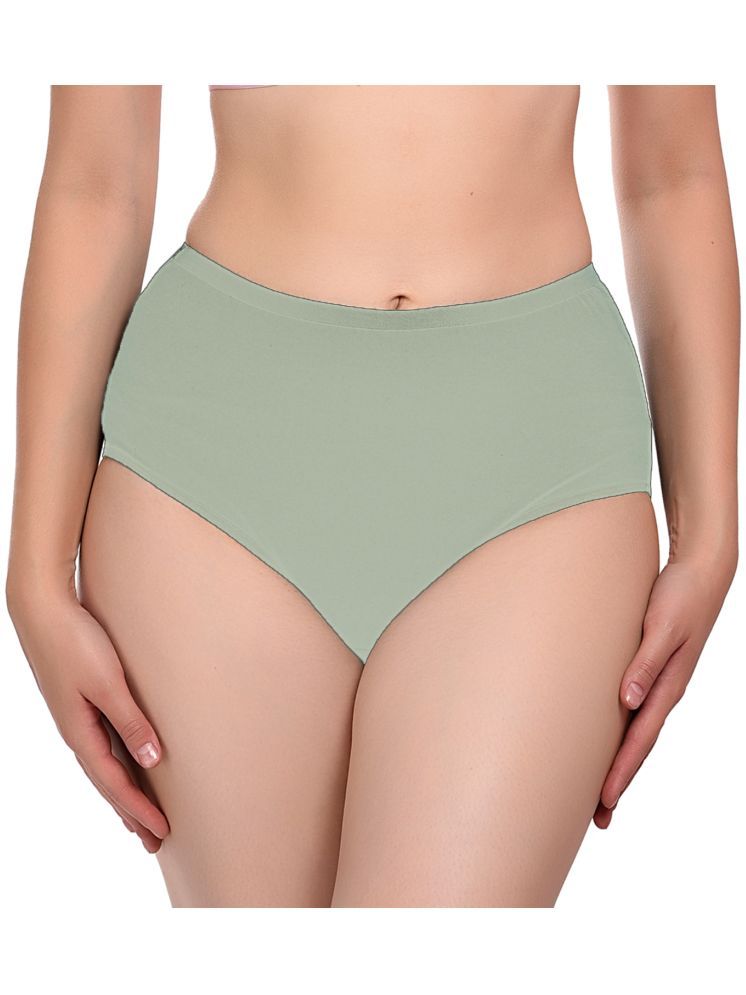     			Madam Pack of 1 Cotton Briefs For Women ( Grey Melange )