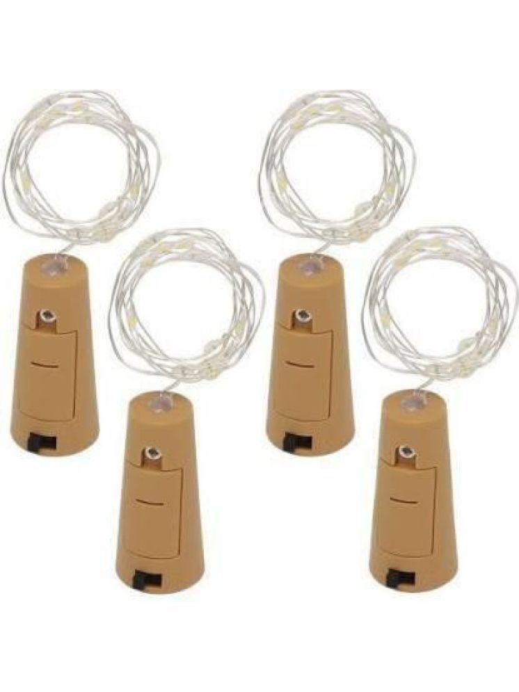     			ZESTRUM Yellow 3M Cork light ( Pack of 4 )