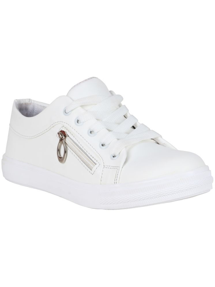     			Carrito White Women's Sneakers