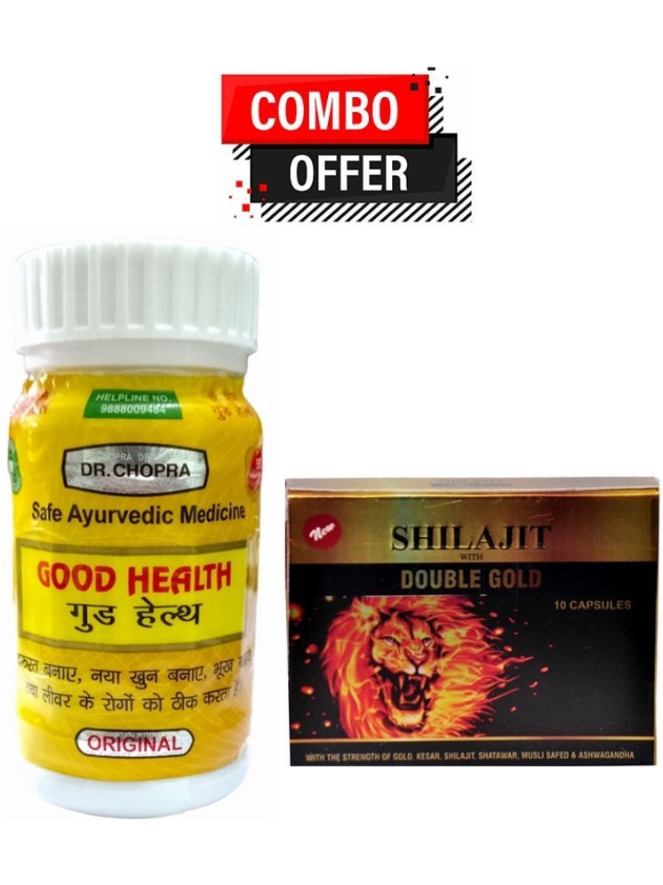     			Dr. Chopra Good Health Capsule 50no.s & Shilajit With Double Gold Cap 10 no.s Pack of 2