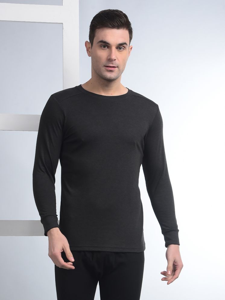     			Force NXT Pack of 1 Cotton Blend Thermal Tops For Men's ( Charcoal )