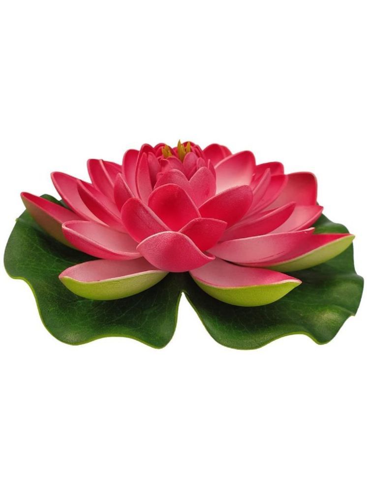     			Green plant indoor - Pink Lotus Artificial Flower ( Pack of 1 )