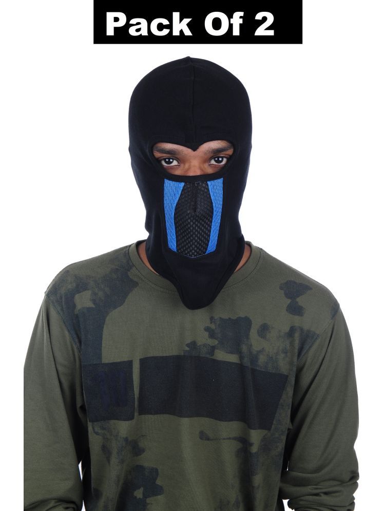     			H-STORE Black Solid Cotton Face Cover