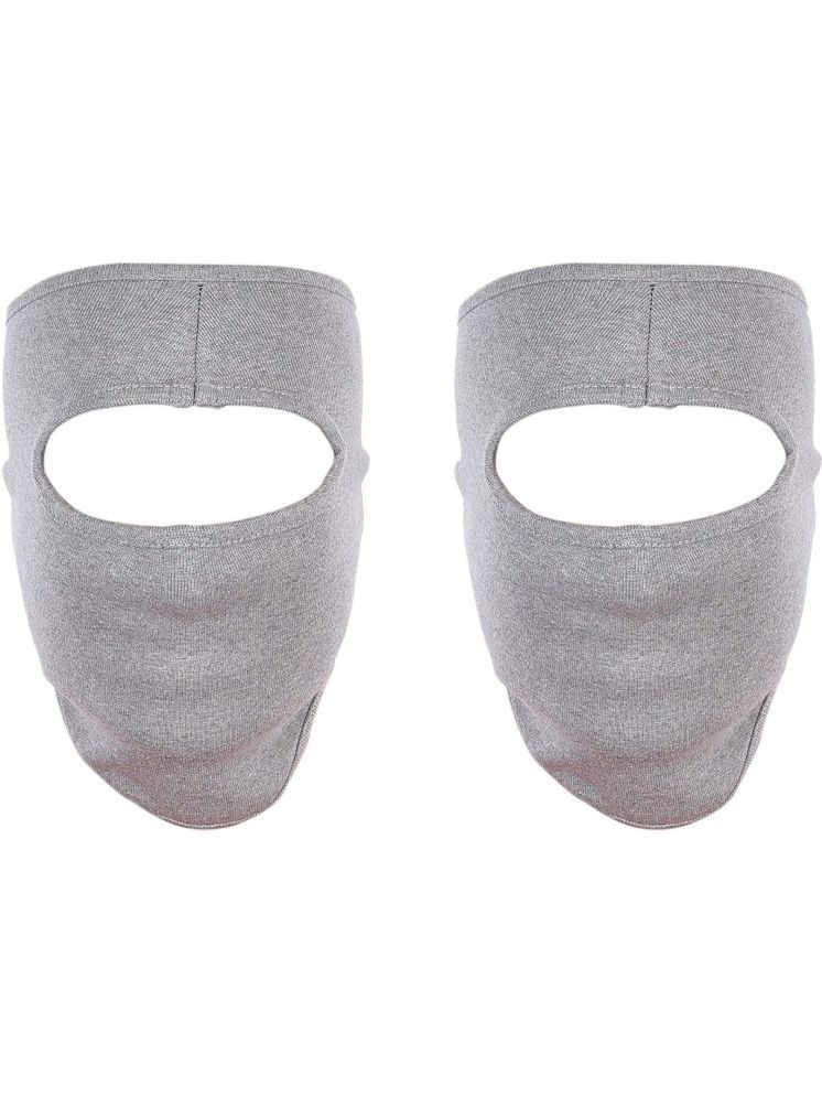     			H-STORE Gray Solid Cotton Face Cover