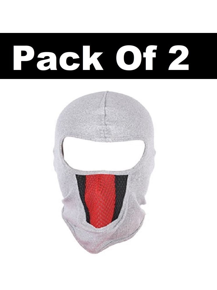     			H-STORE Gray Solid Cotton Face Cover