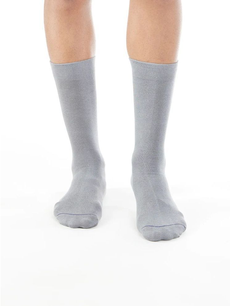     			Jockey Pack of 1 Men's Blended Mid Length Socks ( Light Grey )