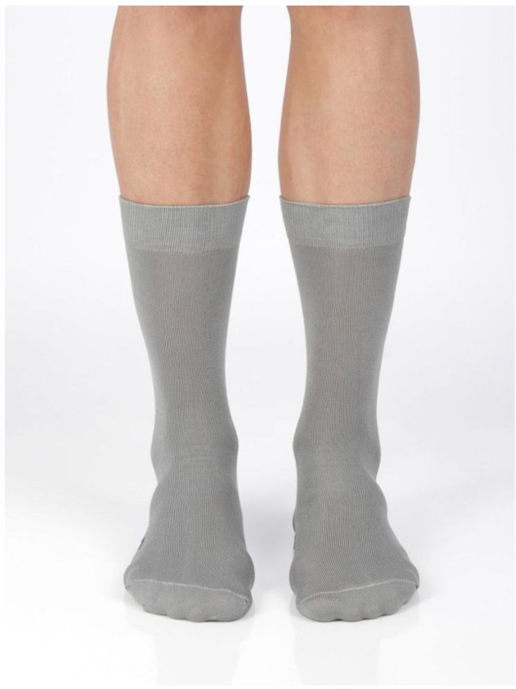     			Jockey Pack of 1 Men's Cotton Blend Mid Length Socks ( Light Grey )