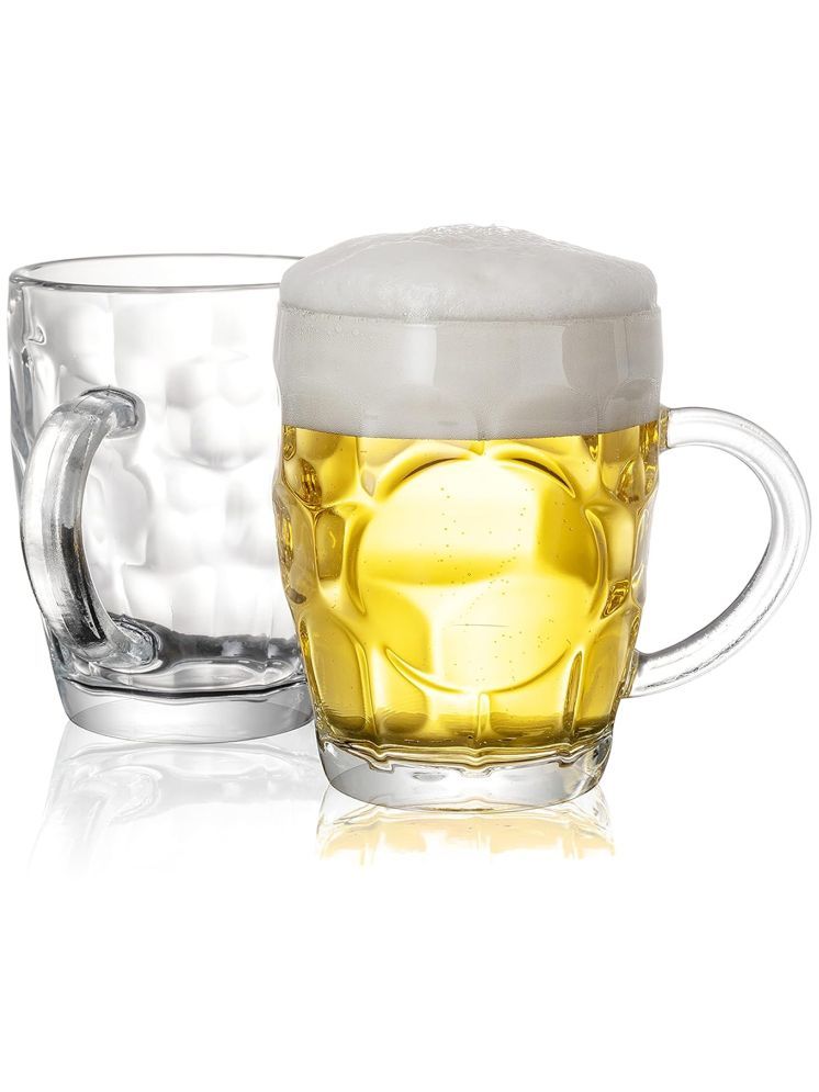     			Luminarc Beer Mugs Glass Beer Glasses & Mug 600 ml ( Pack of 2 ) Transparent