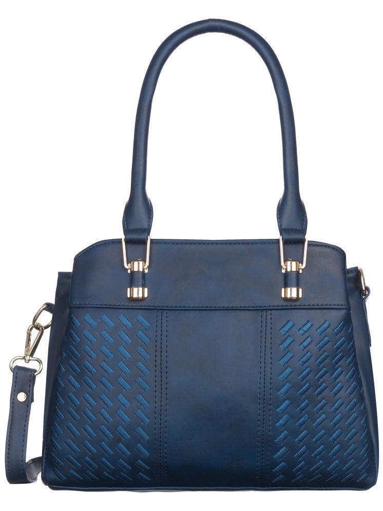     			Naples Shoulder Bag PU Set of 1 ( Blue )