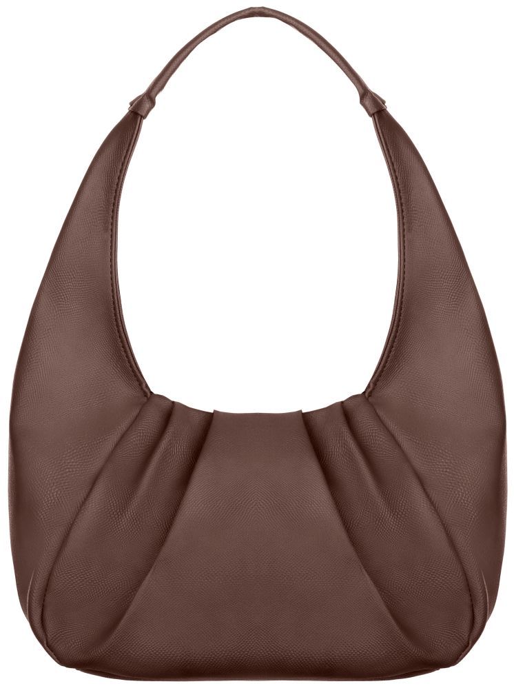     			Naples Shoulder Bag PU Set of 1 ( Brown )