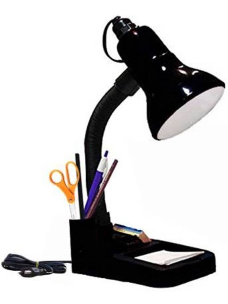     			ZESTRUM Black Study Table Lamp ( Pack of 1 )