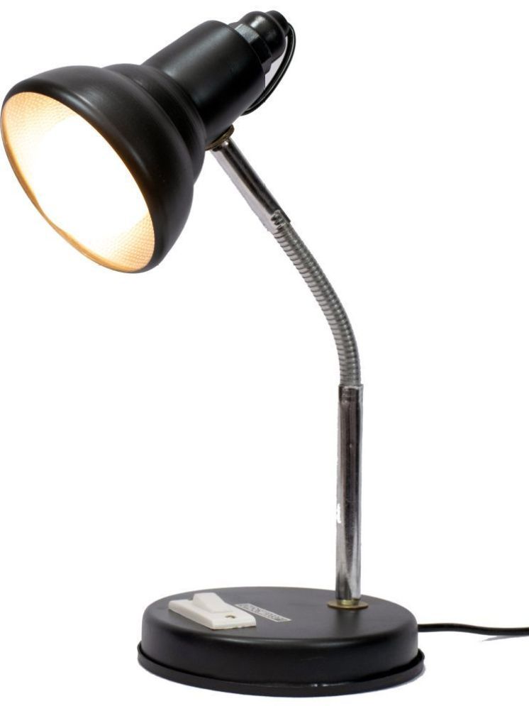     			ZESTRUM Black Study Table Lamp ( Pack of 1 )