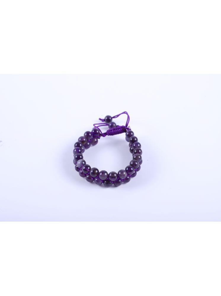     			Yogii Amethyst Double Layered Bracelet (Pack of 1)