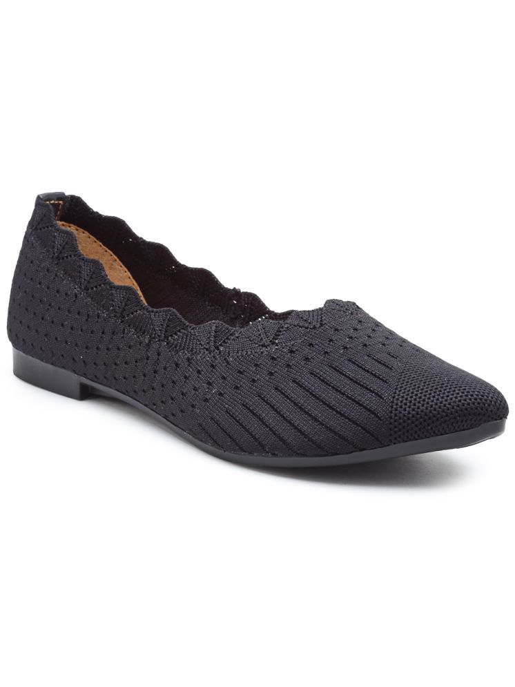     			Aroom Black Women's Casual Ballerinas