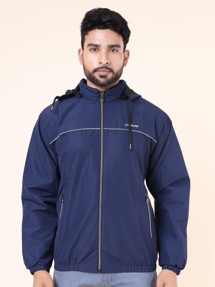     			Dollar Polyester Blend Men's Quilted & Bomber Jacket - Navy ( Pack of 1 )