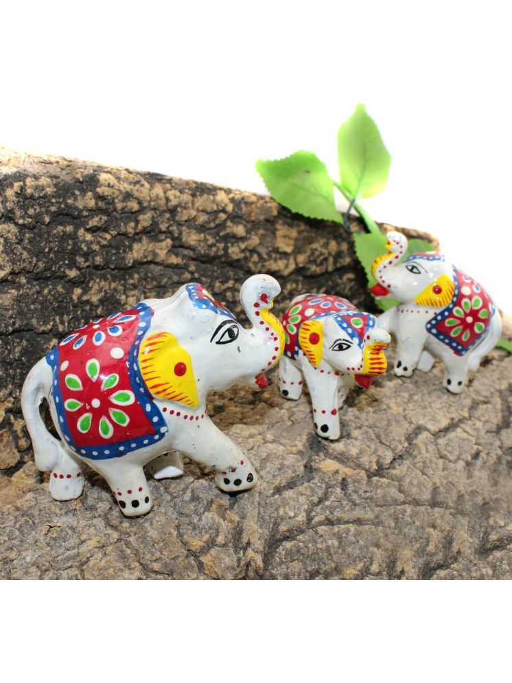     			FASHION BIZZ Decorative Elephant 6 cm - Pack of 3