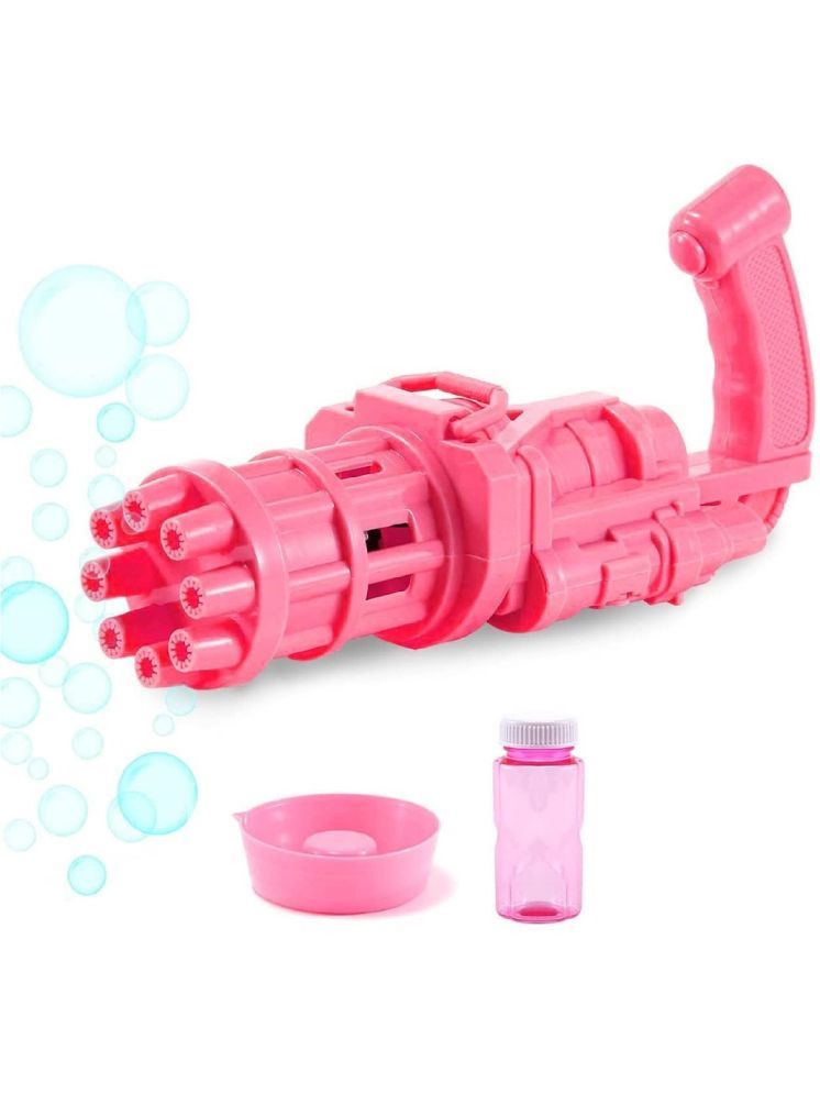     			Kidsaholic Bubble Gun for Kids | 8 Holes Bubble Maker Gun for Boys/Girls | New Gatling Bubble Gun for Kids