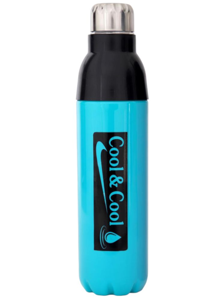     			LAZYWINDOW Blue Plastic Water Bottle 1000 mL ( Set of 1 )