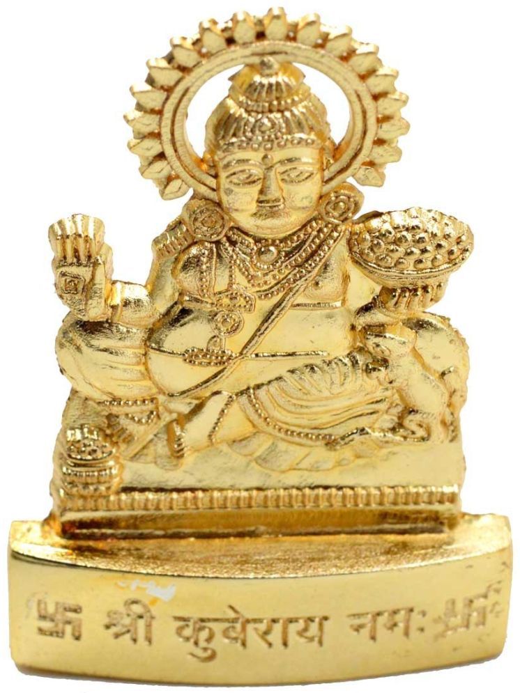     			Shri Astha Vinayak Silverplated Lord Kuber Idol ( 4 cm )