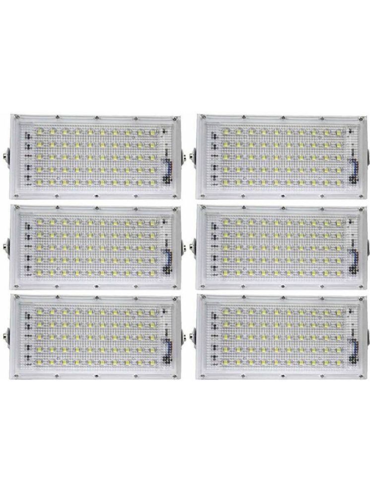     			ZESTRUM Cool Day Light 50 Watts Flood Light ( Pack of 6 )