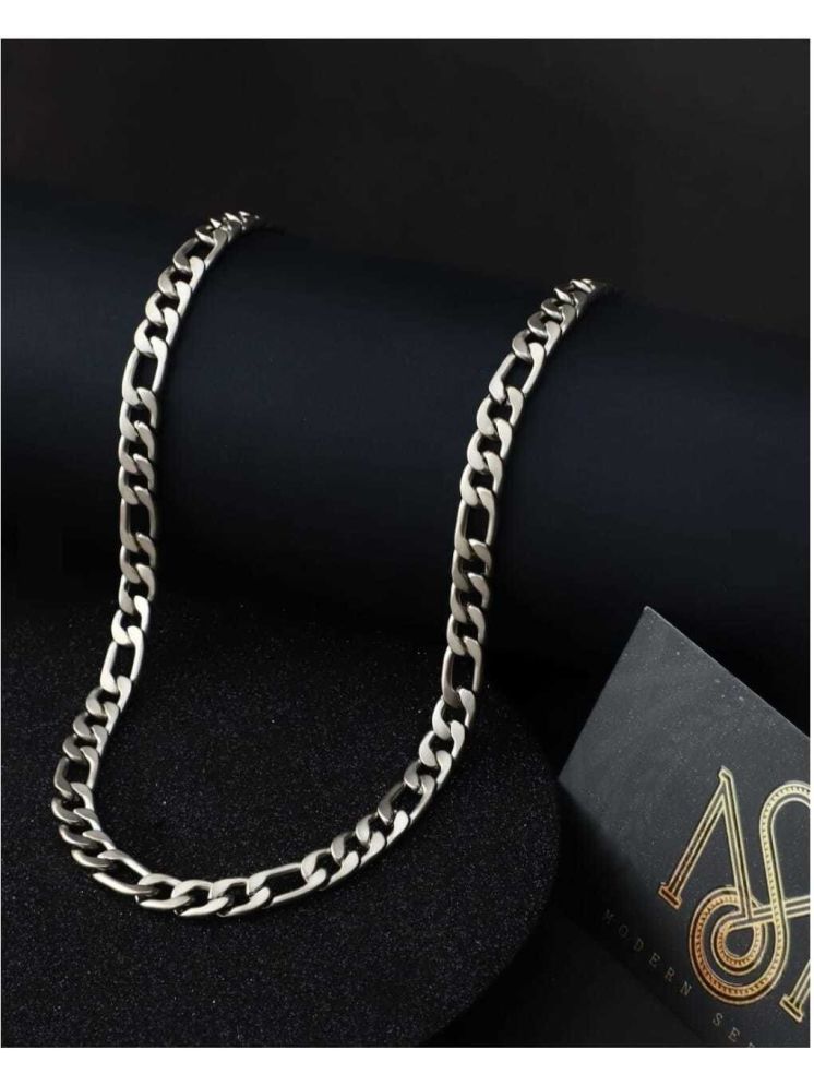     			db enbloc Oxidized Silver Chain ( Set of 1 )