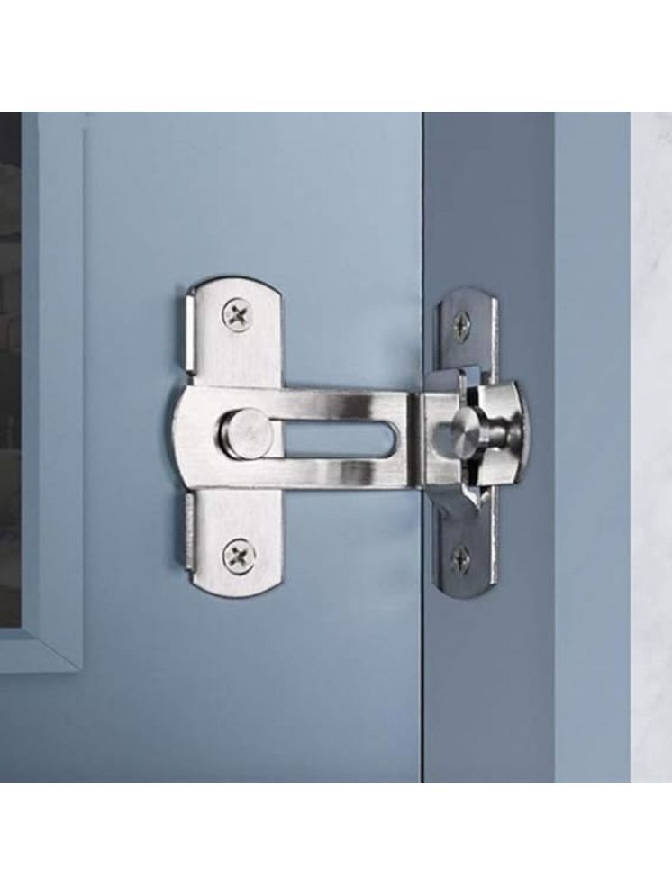     			90 Degree Flip Barn Door Lock | Stainless Steel Latch | Safety Sliding Barn Door Lock | Hook Lock Latch for Barn Door Latches, Sliding Door Antique Lock, Gate Latches, Wine Cabinet Closet.