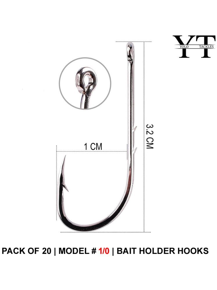     			Bait Hook Fishing Tackle Accessories 1/0#