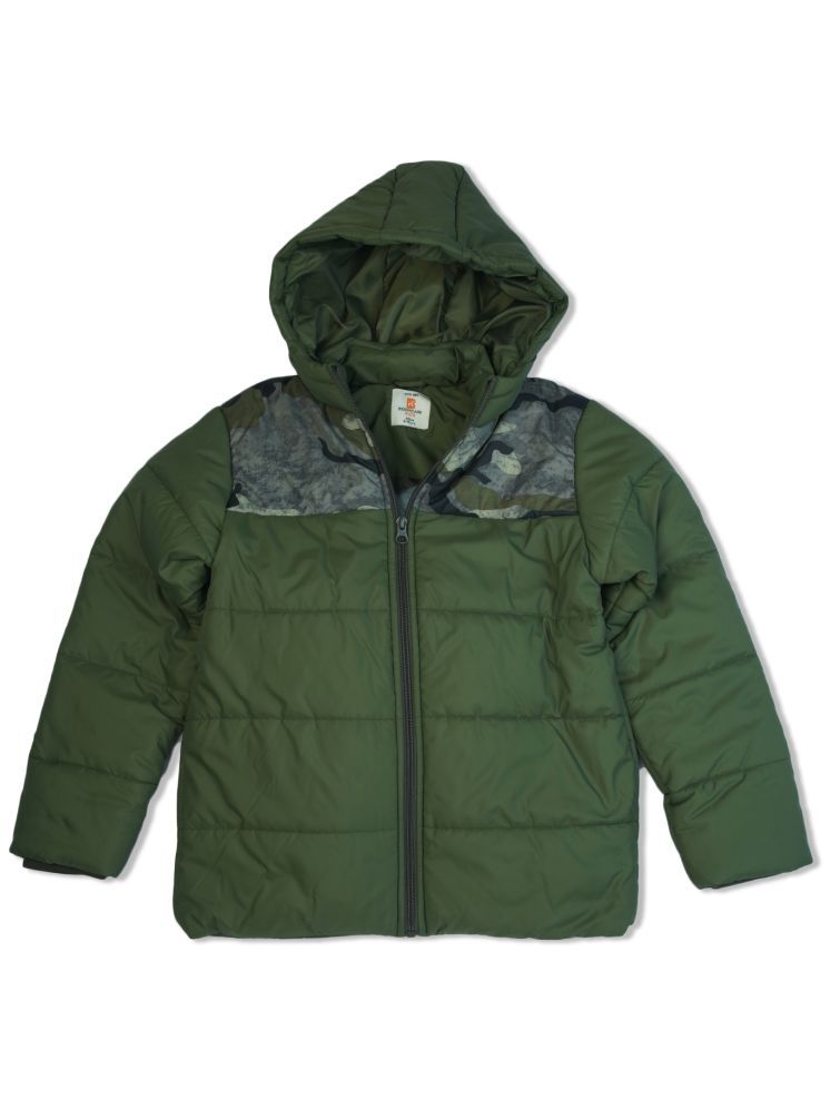     			Bodycare Boys Polyester Down Jacket ( Olive Green , Pack of 1 )