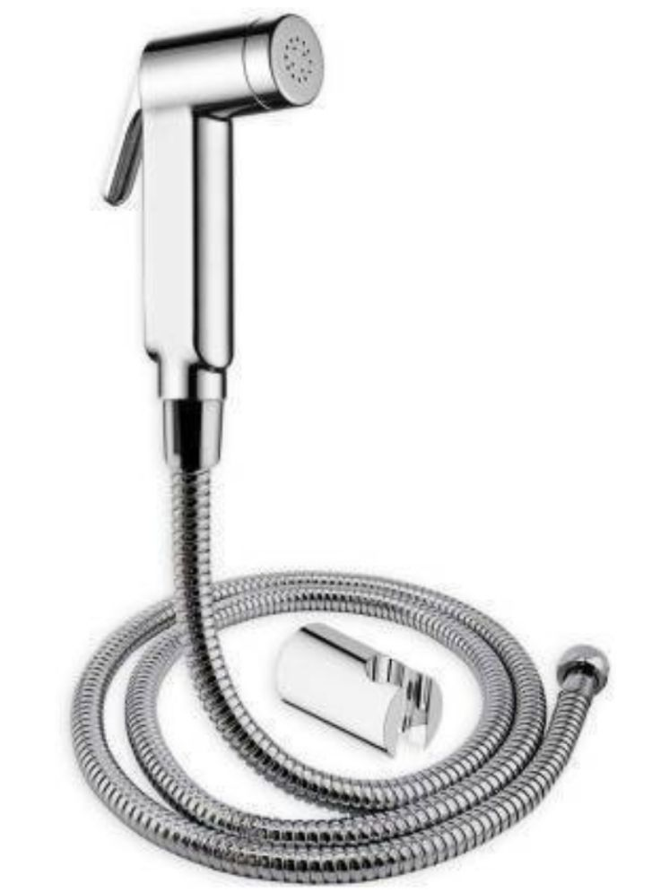     			COSWARE ABS Silver Supreme Health Faucet with 1Set Plastic(ABS) Health Faucet (Water Sprayer)